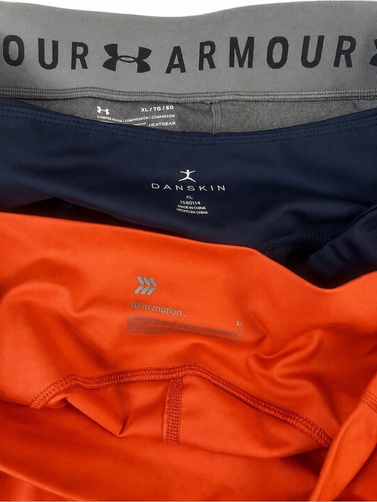 Under Armour Pants - Bundle 3 Leggings XL Under Armour HeatGear Danskin All In Motion Workout Gym